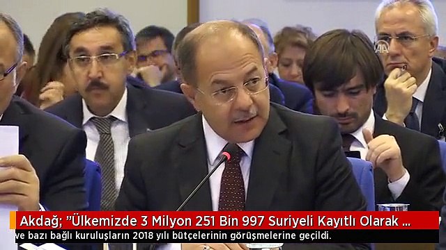 Akdağ: Ülkemizde 3 Milyon 251 Bin 997 Suriyeli Kayıtlı Olarak Bulunmaktadır