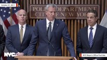 Mayor Bill de Blasio Calls New York City Incident An 'Act Of Terror'