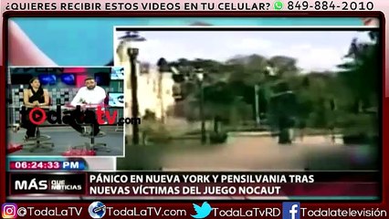 Pánico y en Nueva York y Pensilvania por juego Nocaut-Más Que Noticias-Video