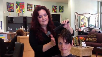 blonde to brunette makeover