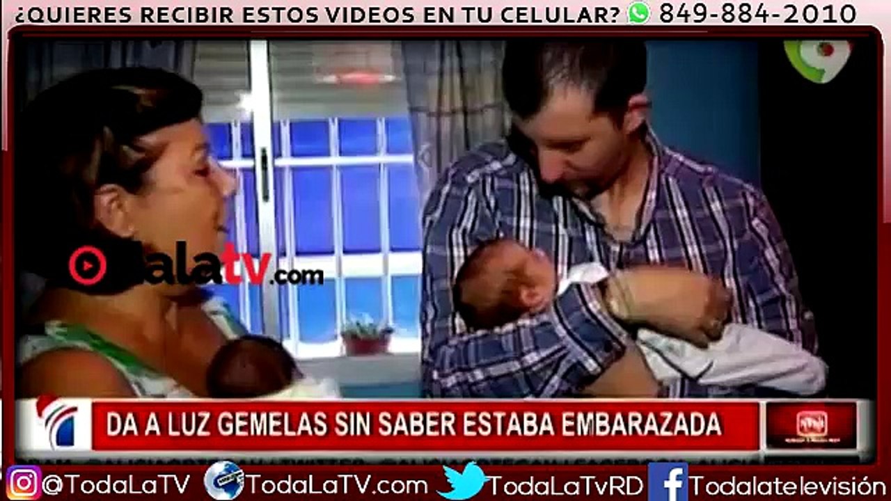 Da a luz gemelas sin saber que estaba embarazada-Noticias Y Mucho Más-Video