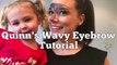 Toddler Demonstrates How to Create Wavy Eyebrows