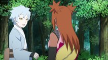 Naruto, Sarada, and Chocho vs. Shin, Sarada Awakens Sharingan, Sasuke Pulls a Sword On His Daughter