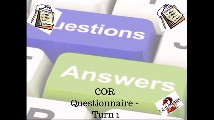 COR questionnaire application thing xddddd