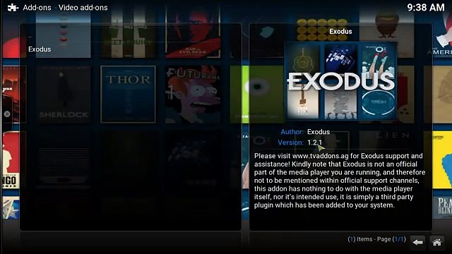 How To Install Exodus Addon for Kodi version 16.1 and earlier
