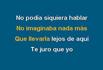 Camila - Yo Quiero (Karaoke)