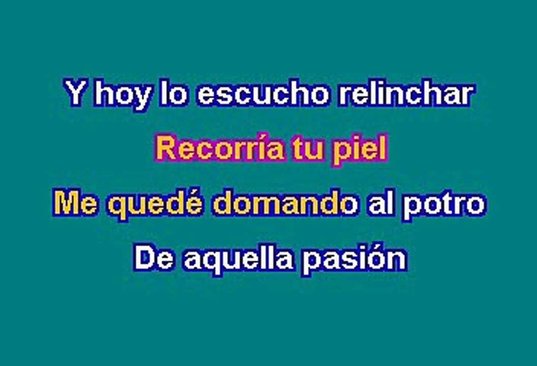 CON LA DUDA - THALIA (KARAOKE)