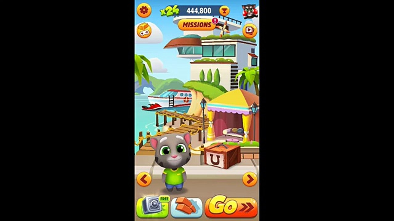 Talking Tom Gold Run (Gameplay, Walkthrough #9, Highscore)