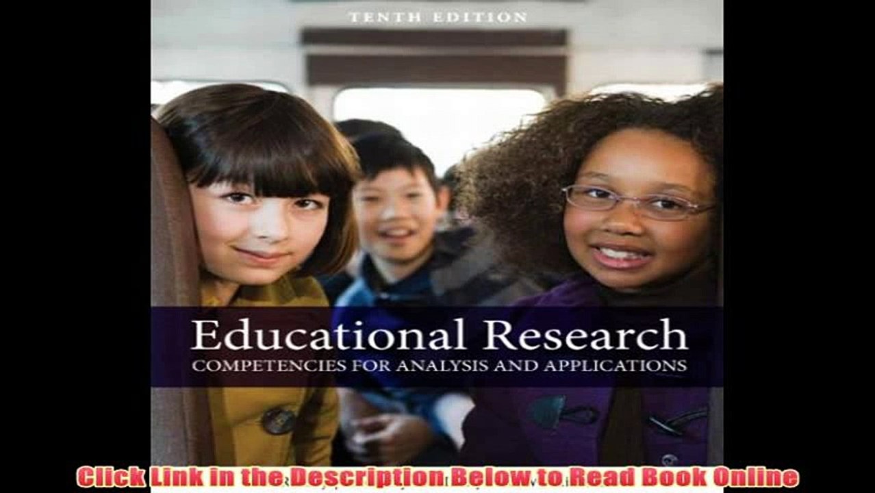 Educational Research: Competencies for Analysis and Applications Read Online