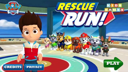 37. Nickelodeon Games to play online 2017 ♫Paw Patrol Rescue Run 201