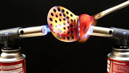 EXPERIMENT - Glowing 1000 degree POTATO MASHER vs WATERMELON-dFqVdpdUb2s