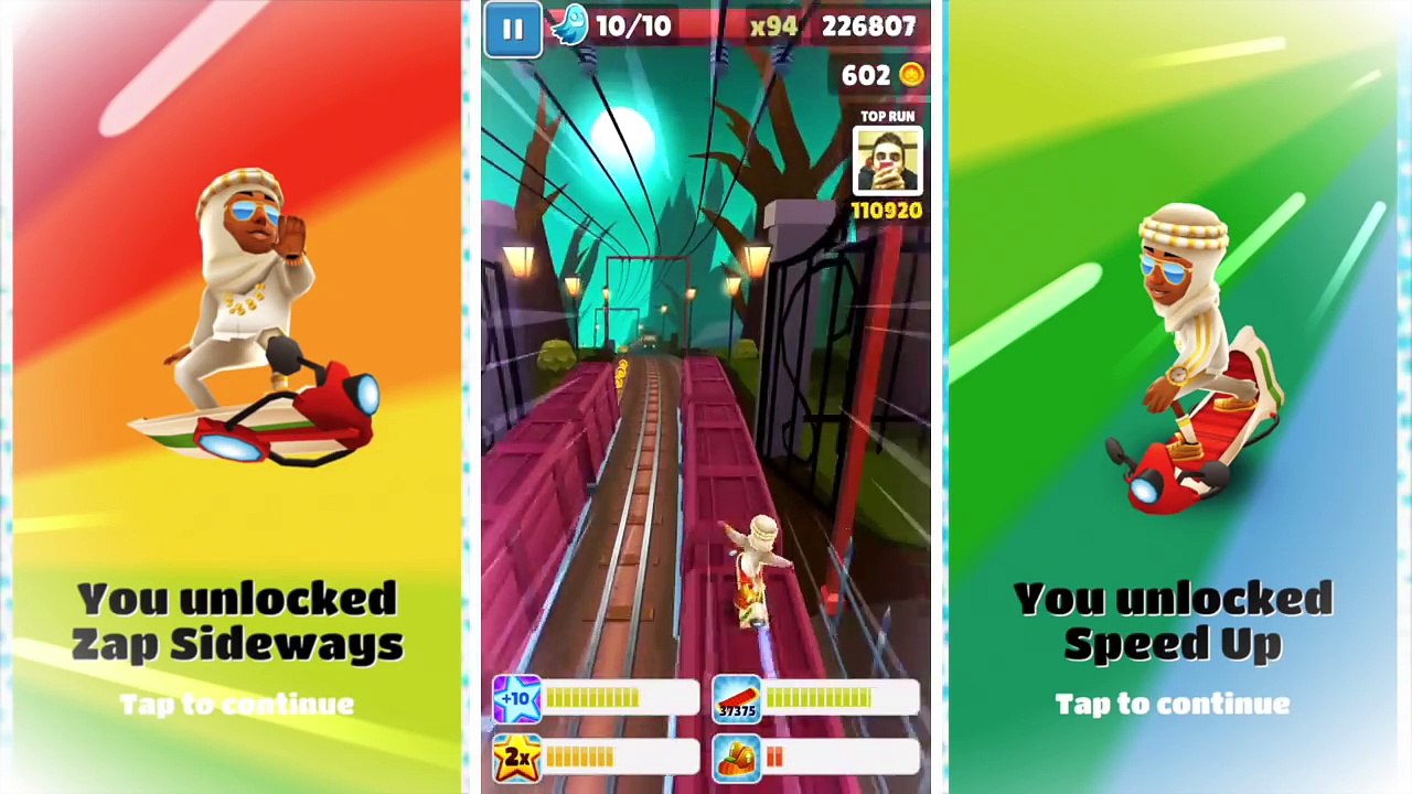 Unlocking Special Power Speed Up and Zap Sideways on Subway Surfers! Scoot!