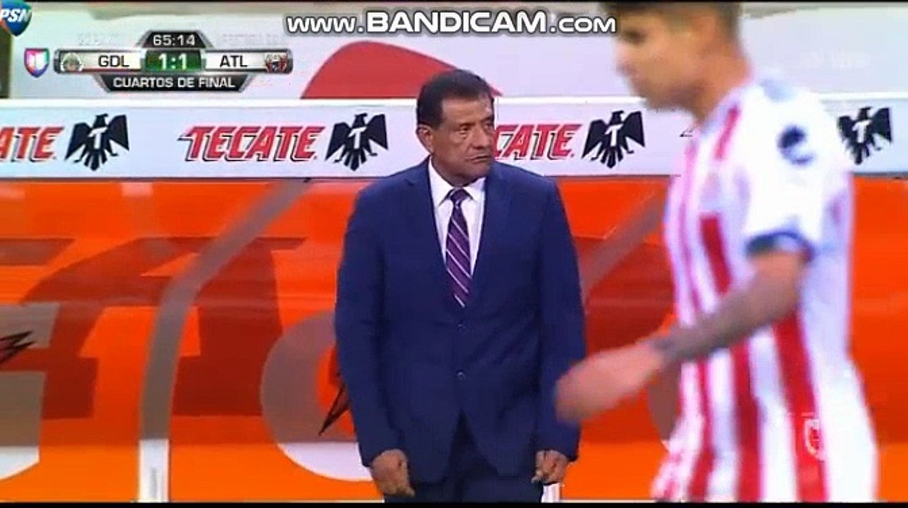 Cristian Tarragona Goal ~ Guadalajara Chivas vs Atlante 1-1