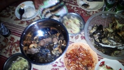 Frogs after catching ! Very good taste