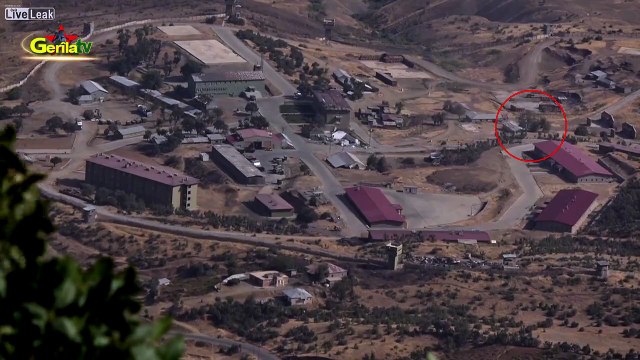PKK/HPG guerrillas hit the turkish terrorist army outpost with 24 rockets / GerillaTV / 25.09.2017