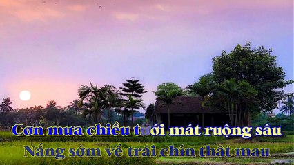 [Karaoke] HÀNH TRÌNH TRÊN ĐẤT PHÙ SA - Thanh Sơn (Am)