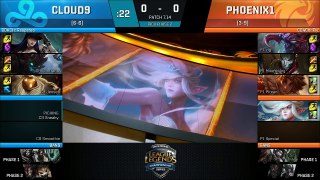 是中二屁孩角還是比賽神角？看了就知道！C9慨影打野正式登場！C9 vs P1 Game1全場精華Highlights | 2017 NA LCS W7D1