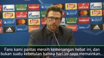 SEPAKBOLA: UEFA Champions League: Di Francesco Senang Dengan Kemenangan Roma