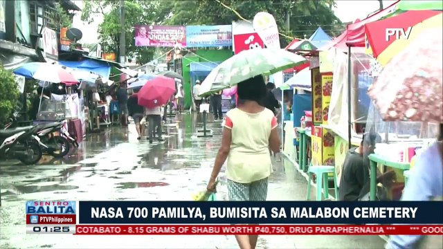 Nasa 700 pamilya, bumisita sa Malabon Cemetery