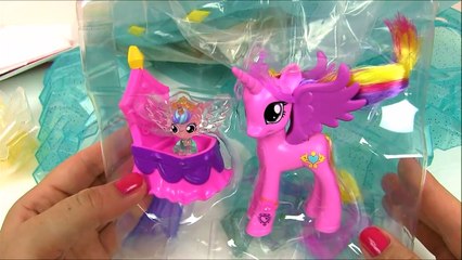 Хрустальный Замок. Кейденс и Фларри Харт Crystal Empire Castle. Май Литл Пони Мультик Распаковка