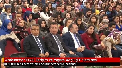 Atakum'da "Etkili İletişim ve Yaşam Koçluğu" Semineri