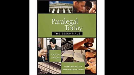 Paralegal Today The Essentials, 4E