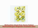 samLIKE 6PC Weihnachtsbaum Weihnachtskugeln Dekorationen Baubles Party Hochzeit Ornament 6