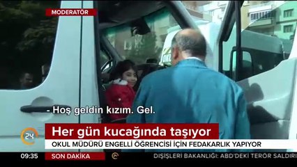 Okul müdüründen büyük fedakarlık