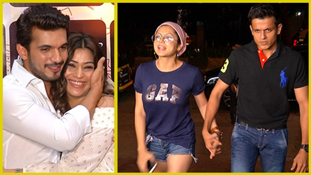 Drashti Dhami SPOTTED With Hubby Neeraj Khemka At Arjun Bijlani Birthday Bash