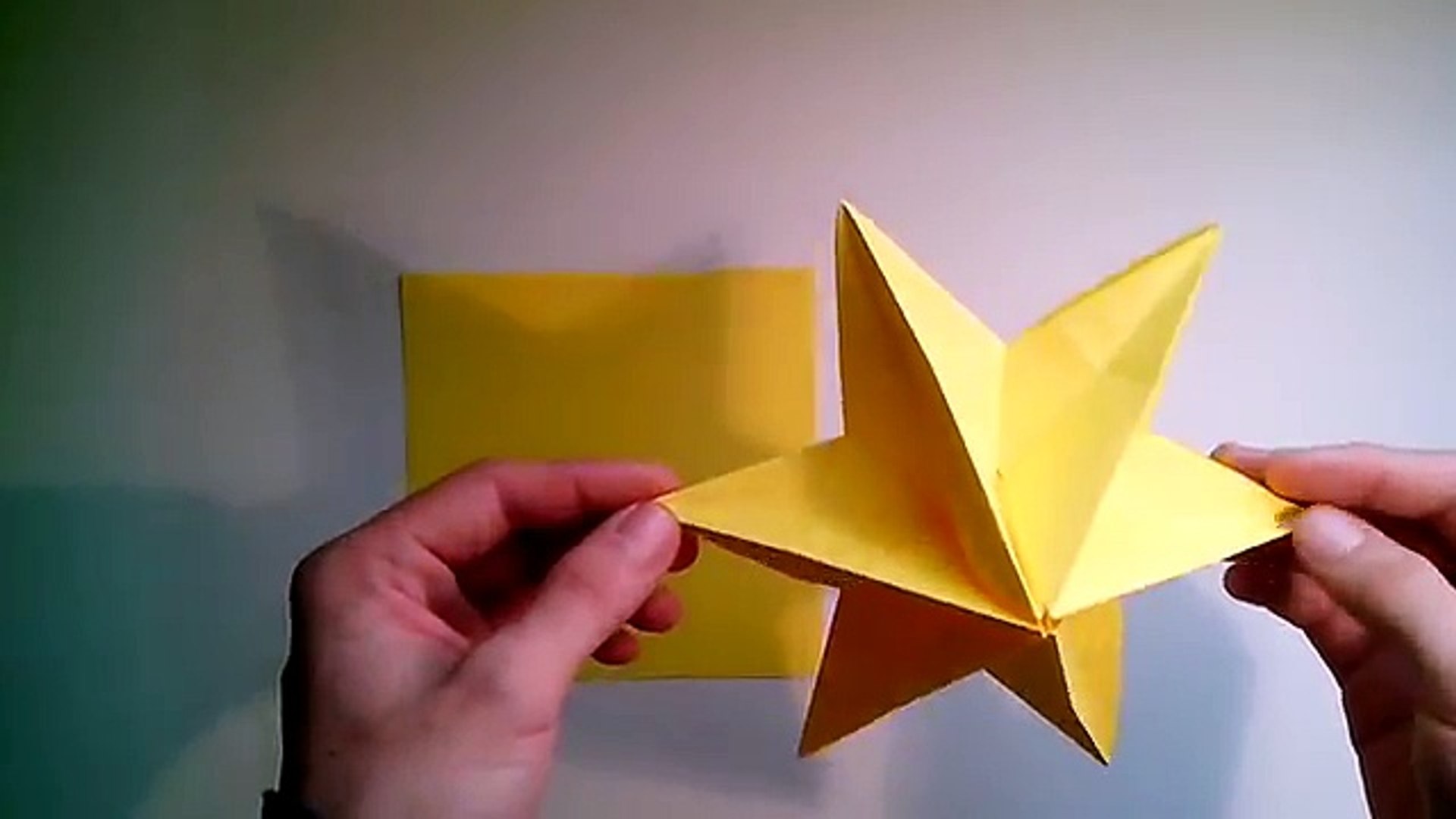 Como hacer una estrella modular de origami 3D (decoración navideña) – Видео  Dailymotion