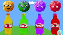 Learn color with play doh Bottles Colors Cake Pops Finger family nursery rhymes songs for kids