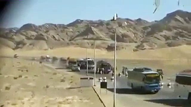 Bus Brake Fail in Balochistan but the driver controlled the bus very well