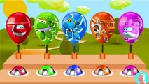 Super Wings Harika Kanatlar Learn Colors with Super Wings balloons popping for kids