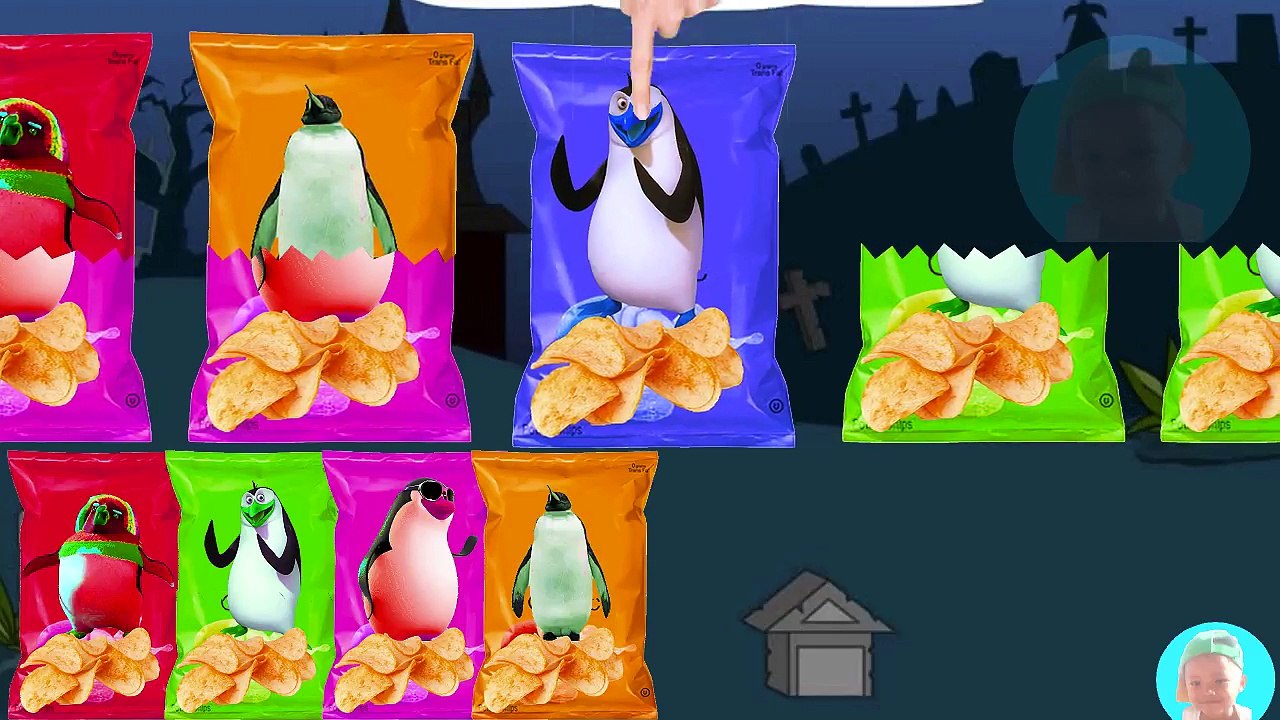 Learn coulor for kids Happy Feet Mumble gloria Norma Jean Penguins