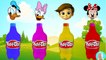 Wrong Heads Minnie Mouse Disney, Donald Duck, Daisy Duck and Tim brother baby boss Bottles Colors Fi