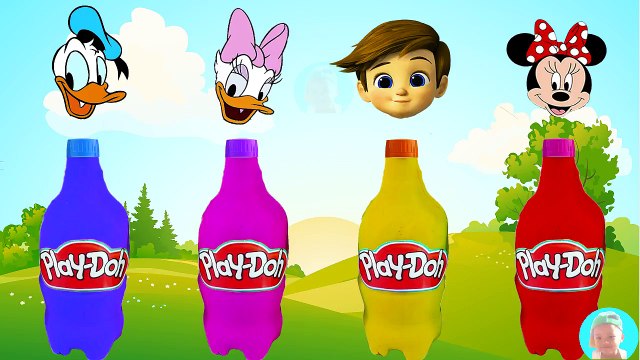 Wrong Heads Minnie Mouse Disney, Donald Duck, Daisy Duck and Tim brother baby boss Bottles Colors Fi