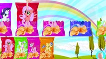 My Little Pony Wrong Heads Pinkie Pie Fluttershy Rainbow Dash Learn Colors with Potato Chips