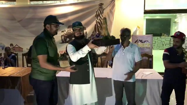 Gwadar Off road Rally 2017 Winning Trophy Received By Sahibzada Sultan Sb