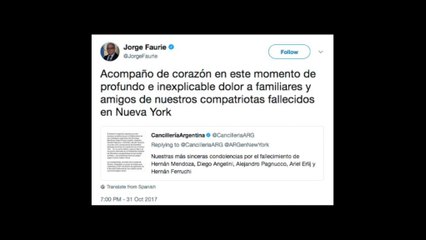 Cinco argentinos entre los muertos en Nueva York