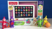FISHER PRICE Laugh & Learn Smart Stages Alphabet TABLET Opening with TELETUBBIES TOYS!-45VJzAPeJu0