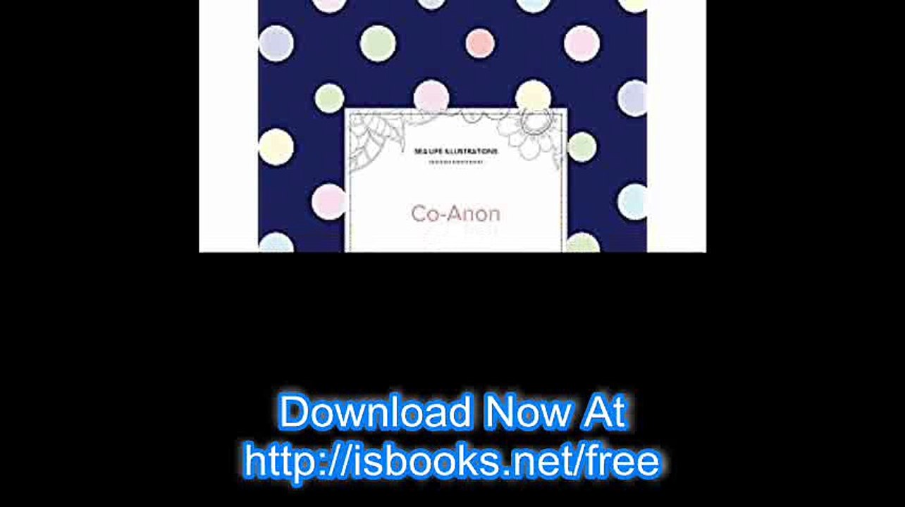 Adult Coloring Journal Co-Anon (Sea Life Illustrations, Polka Dots)