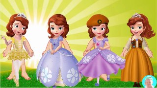 Wrong Dress Princess Sofia New Style Wrong body THE sofia first Finger Family Nursery Rhymes to kid