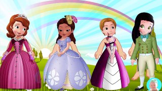 Wrong Dress Princess Sofia Princess Vivian Prince James Cleomodel Finger Family Nursery Rhymes to ki
