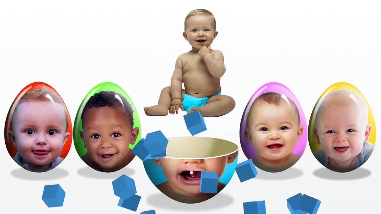 Learn colors with Bad Baby Surprise Eggs, Сrying Baby Songs Finger Family Nursery Rhymes for kids