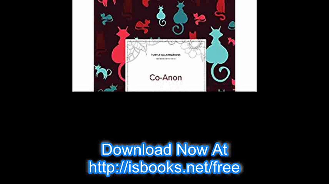 Adult Coloring Journal Co-Anon (Turtle Illustrations, Cats)