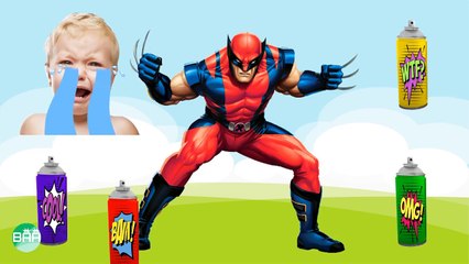 Wrong Colors Chuck Angry Birds, Jake The Dog Adventure Time, Pikachu Pokemon, Wolverine The Avengers