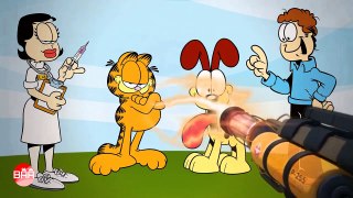 Wrong Heads Garfield & Friends - Garfield, Odie, Jon Arbuckle, Dr Liz Wilson