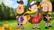 Wrong Heads Gravity Falls - Dipper Pines, Mabel Pines, Pacifica Northwest, Soos Ramirez