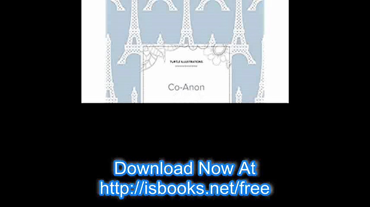 Adult Coloring Journal Co-Anon (Turtle Illustrations, Eiffel Tower)