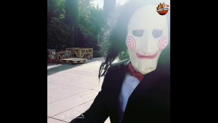 Stephen Curry et Aron Baynes en mode halloween